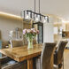 Aenon Island Light Ceiling Light in Matte Black