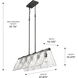 Serenity Island Light Ceiling Light in Matte Black
