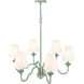 Cheshire 31.25 inch 60.00 watt Antique Teal Chandelier Ceiling Light