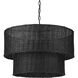 Erma 22.38 inch 60.00 watt Matte Black Chandelier Ceiling Light