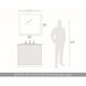 Vireo LED 31.75 inch Walnut Bath Bar Wall Light