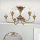Lillianne 6 Light 28.5 inch Heirloom Gold Semi-Flush Mount Ceiling Light
