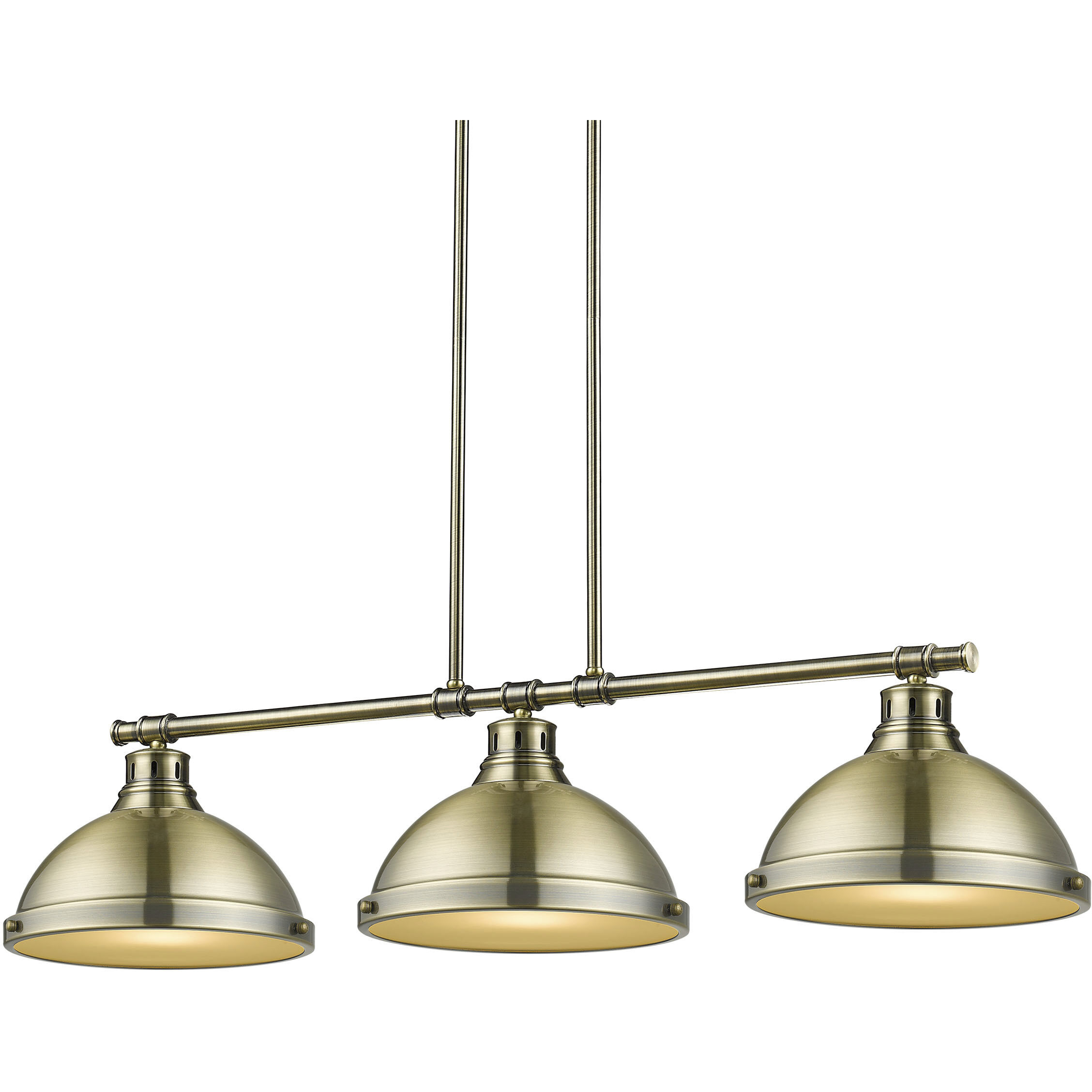 Yep Duncan Island Light Ceiling Light in Matte Black, Seafoam