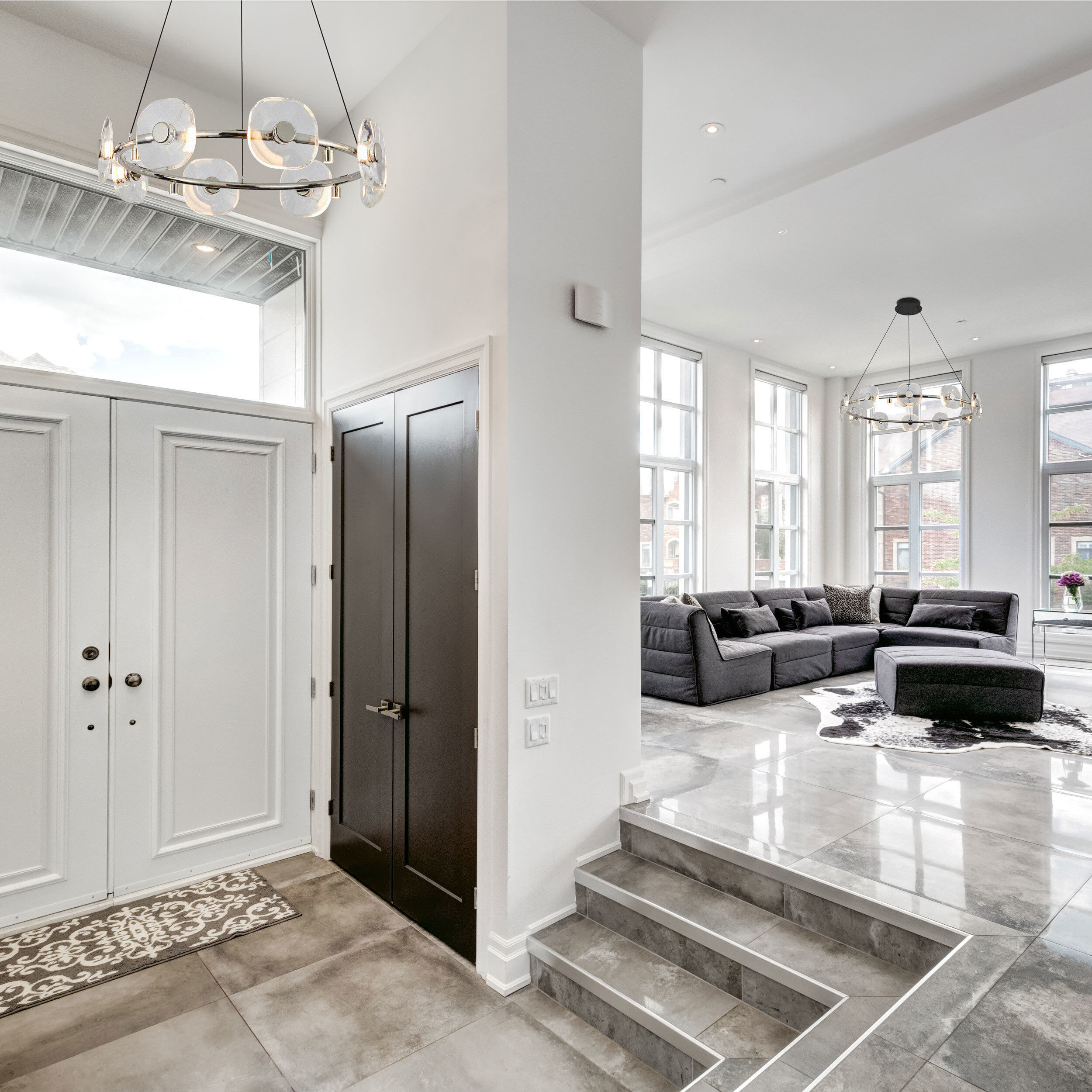 Ziva Celestia 49 inch 4.00 watt Chrome Chandelier Ceiling Light