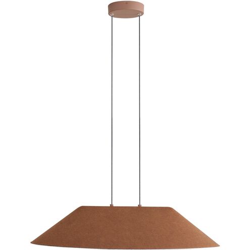 Faroe LED 29.63 inch Coffee/Black Pendant Ceiling Light
