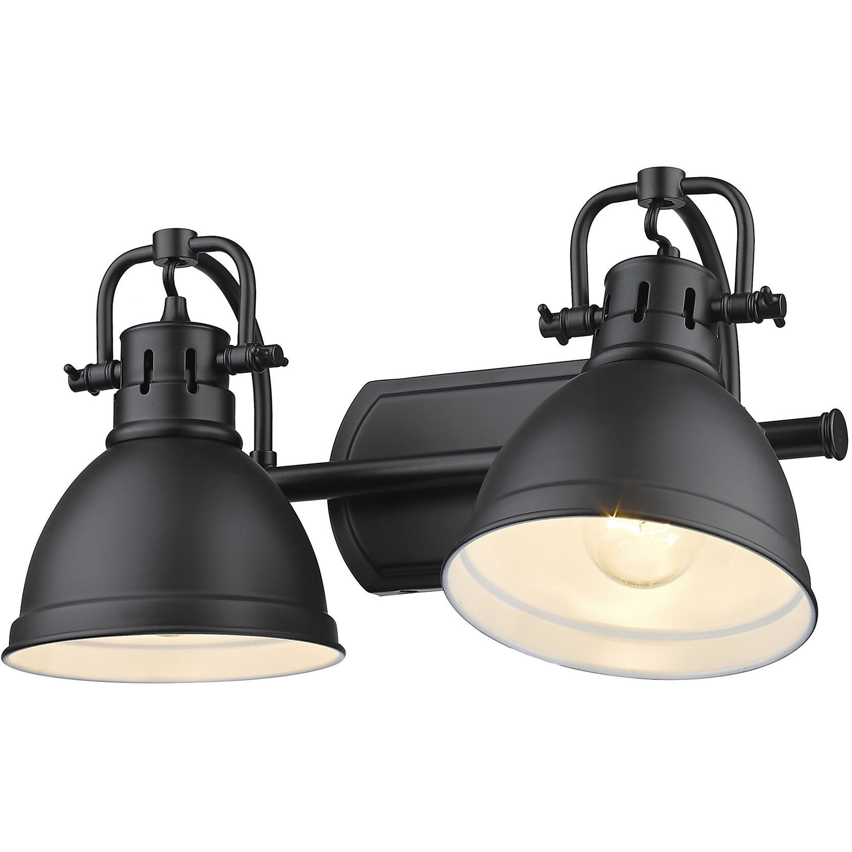 Yep Duncan Vanity Wall Light in Matte Black