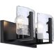 Aenon 2 Light 14.25 inch Matte Black Vanity Light Wall Light