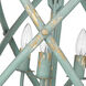 Alcott 3 Light 13 inch Antique Teal Pendant Ceiling Light