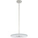 Luminwood 1 Light 16 inch Polished Nickel Pendant Ceiling Light