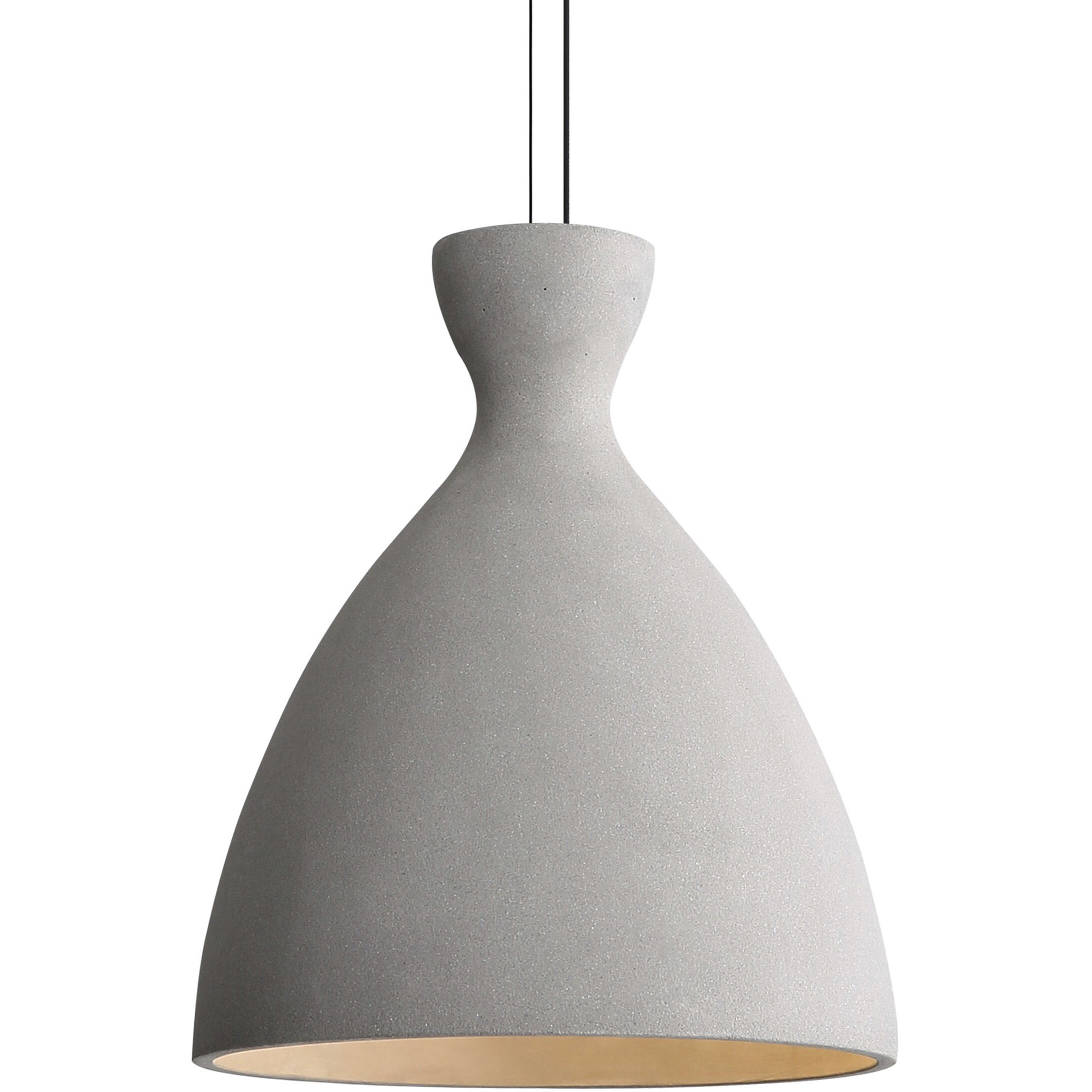 Aethera Pendant Ceiling Light in Grey Cement