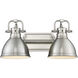 Yep Duncan Vanity Wall Light in Pewter