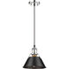 Yep Orwell Pendant Ceiling Light in Chrome, Matte Black, Damp