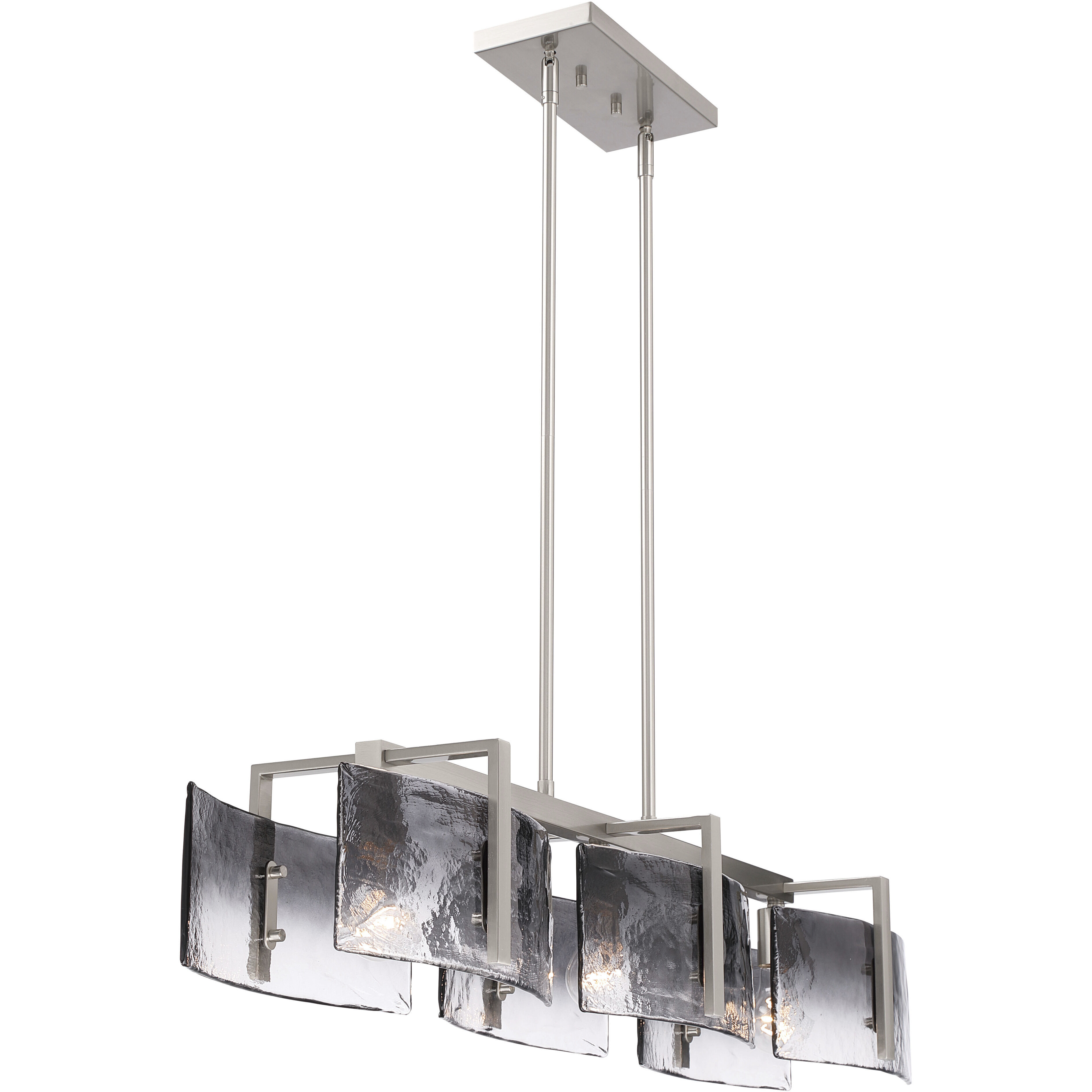 Aenon 3 Light 40.5 inch Pewter Island Light Ceiling Light