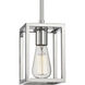 Wesson 1 Light 5 inch Chrome Pendant Ceiling Light