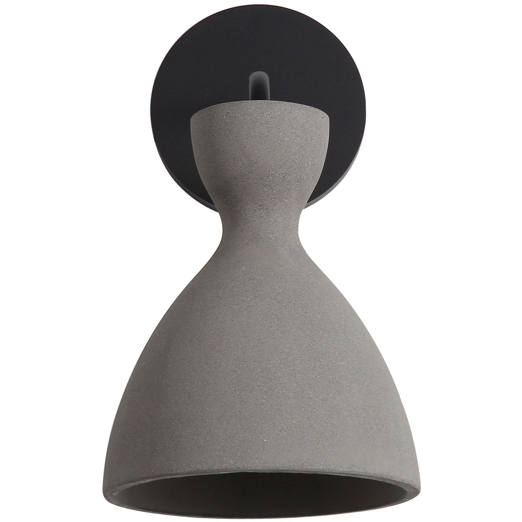 Aethera LED 8.63 inch Grey Cement Outdoor Wall