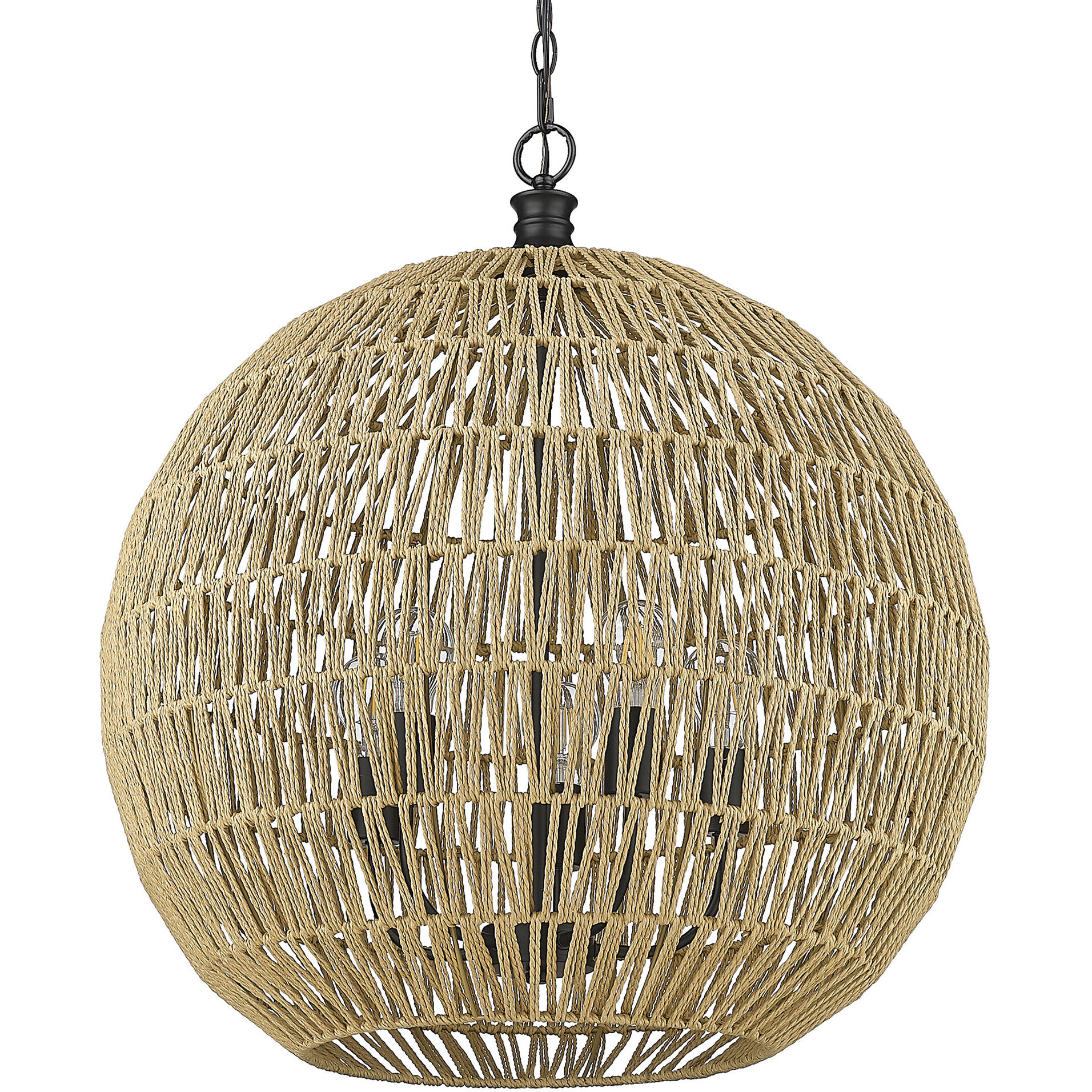 Florence Pendant Ceiling Light in Matte Black