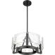Aenon 3 Light 16.5 inch Matte Black Chandelier Ceiling Light