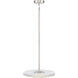Luminwood 1 Light 16 inch Polished Nickel Pendant Ceiling Light