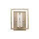 Marco 1 Light 7 inch White Gold ADA Wall Sconce Wall Light