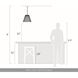 Clarus LED 14 inch White Sandstone Cement Pendant Ceiling Light