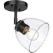 Roxie 1 Light 6.25 inch Matte Black Wall Sconce Wall Light