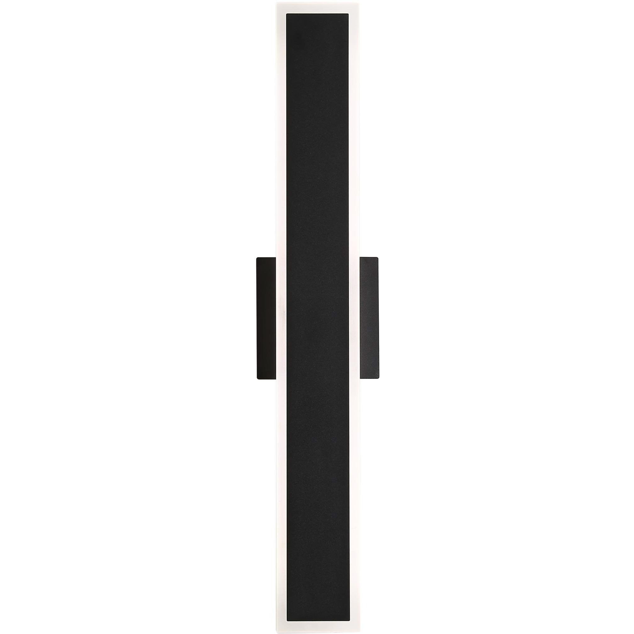 Obsidian LED 23.63 inch Sand Black Outdoor Wall