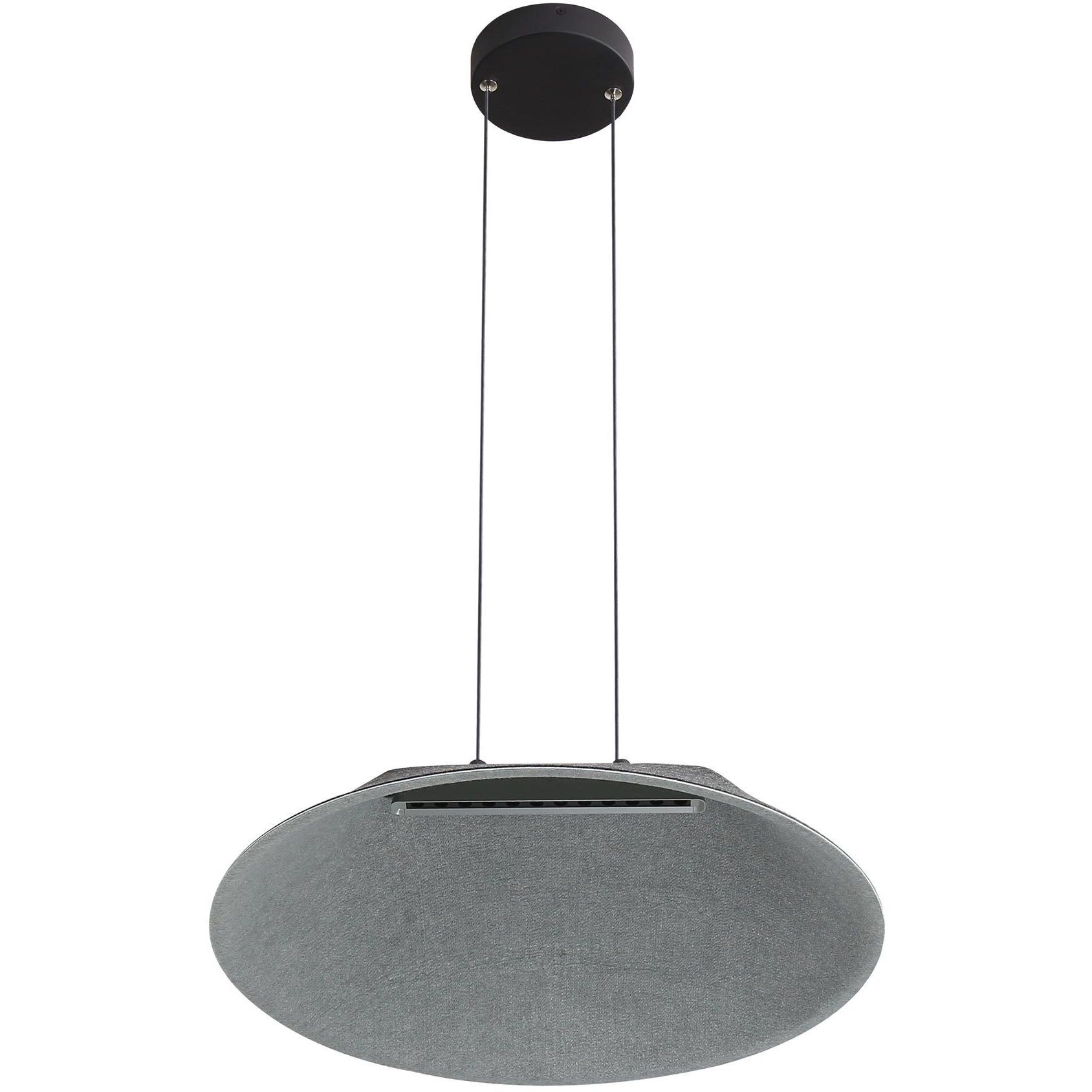 Faroe Pendant Ceiling Light in Flecked Black/Grey