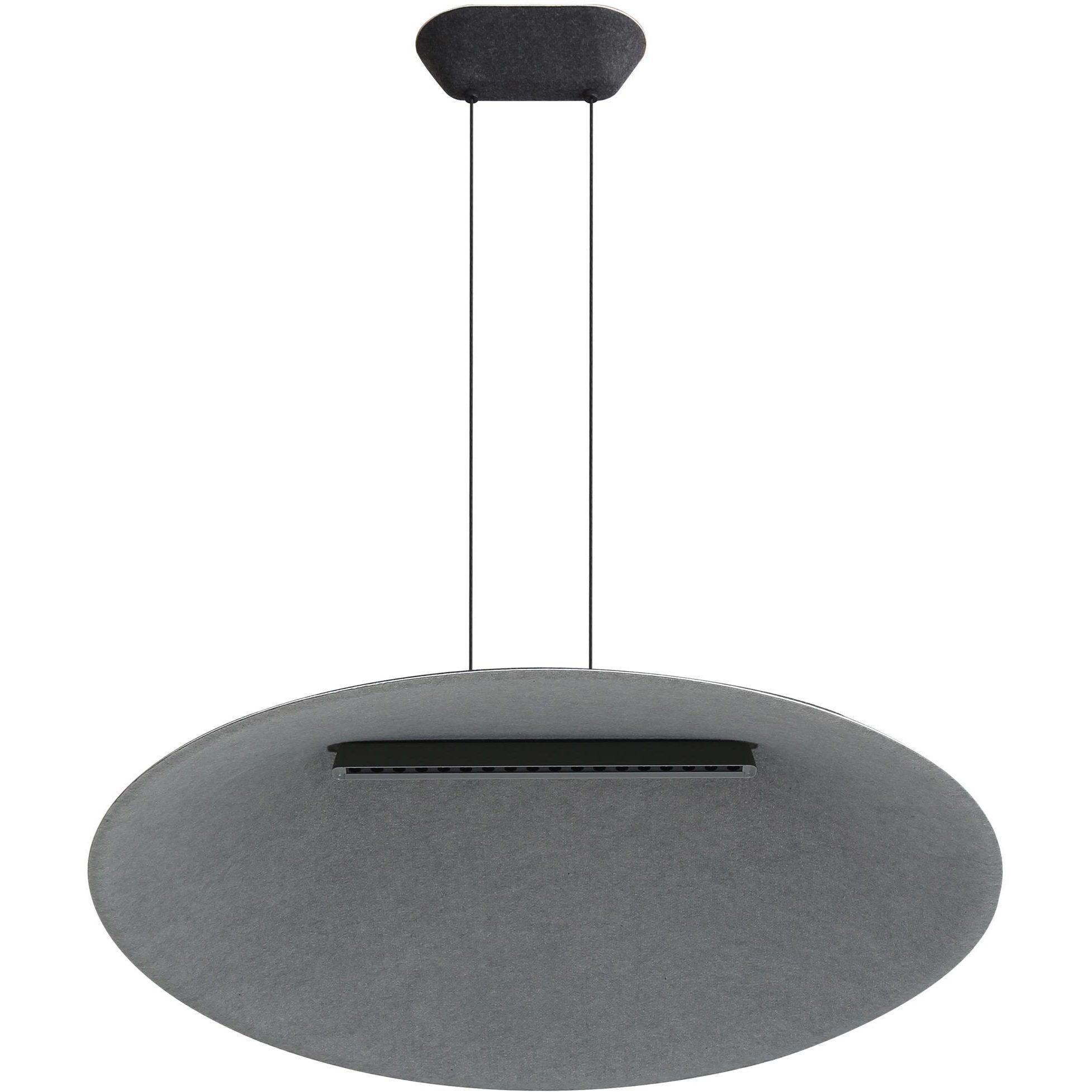 Faroe Pendant Ceiling Light in Flecked Black/Grey