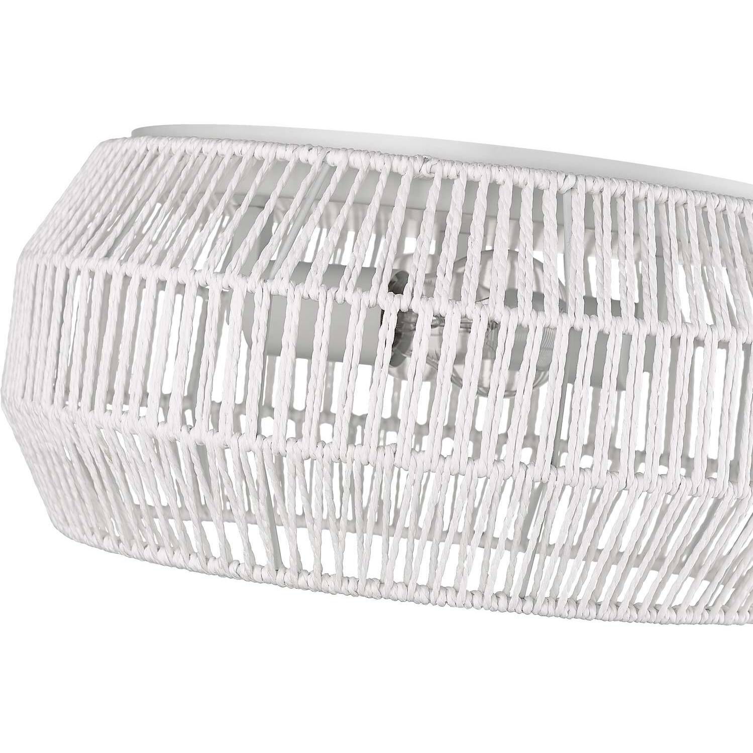 Marlee 2 Light 14.13 inch Matte White Flush Mount Ceiling Light