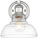 Carver 1 Light 8.75 inch Chrome Bath Vanity Light Wall Light