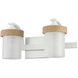 Chatham 2 Light 16 inch Natural White Bath Vanity Light Wall Light
