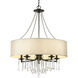 Echelon 5 Light 26.25 inch Matte Black Chandelier Ceiling Light