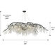 Autumn Twilight 24 Light 80 inch Black Iron Chandelier Ceiling Light, Large