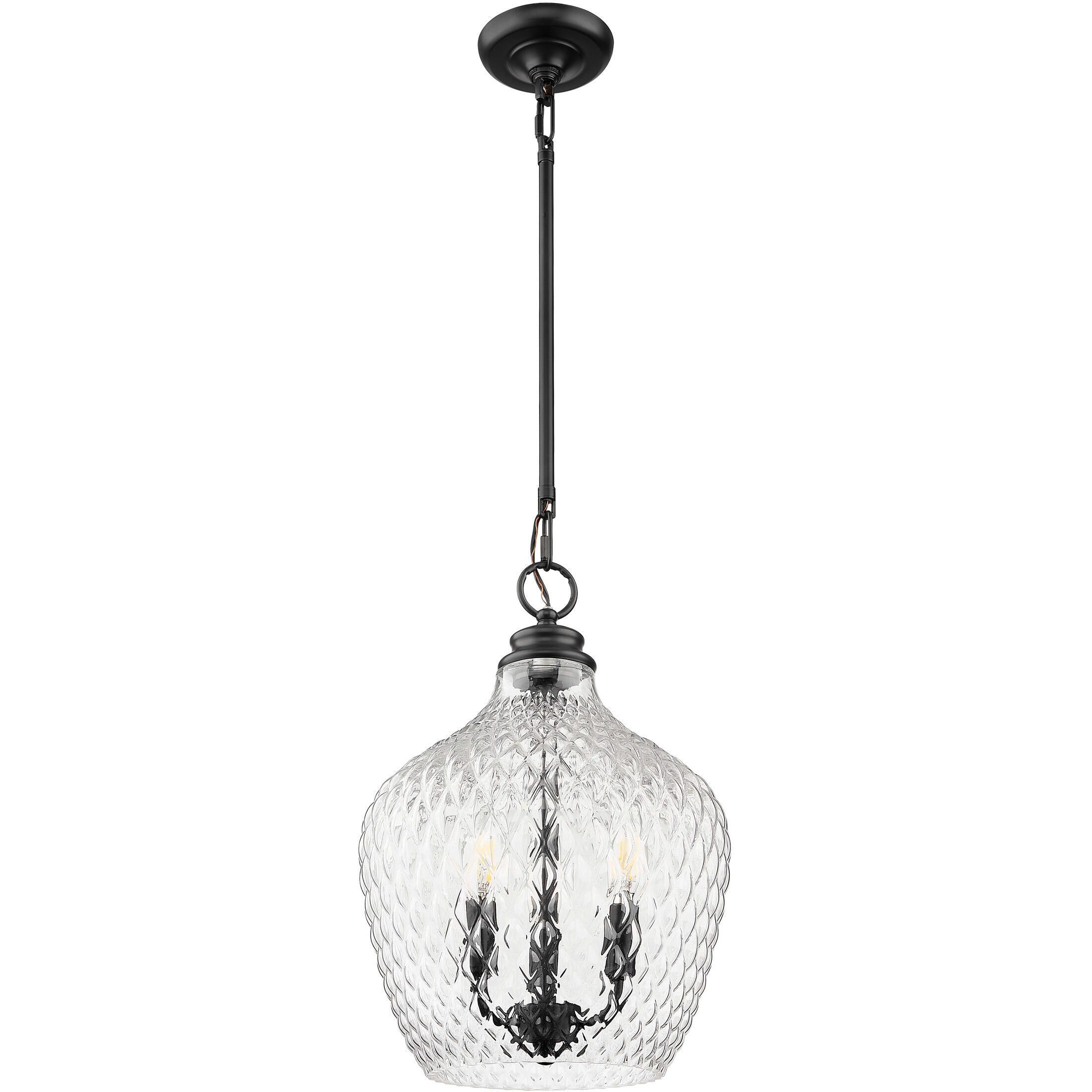 Adeline Pendant Ceiling Light in Matte Black