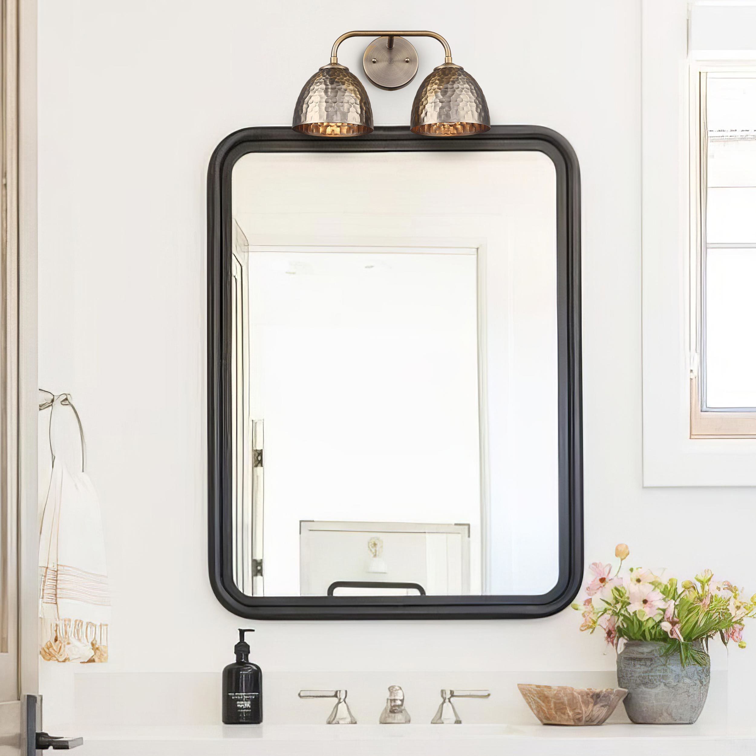 Shepard Vanity Wall Light in Modern Brass