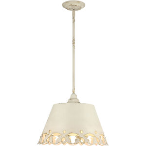 Eloise 3 Light 15.38 inch Antique Ivory Pendant Ceiling Light