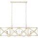 Alcott Linear Pendant Ceiling Light in Antique Ivory