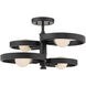Sloane 4 Light 21.38 inch Matte Black Chandelier Ceiling Light