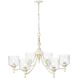 Keating 6 Light 33.5 inch Antique Ivory Chandelier Ceiling Light