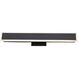 Obsidian LED 23.63 inch Sand Black Outdoor Wall Sconce