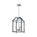 Leighton 3 Light 12 inch Pewter Pendant Ceiling Light in Navy