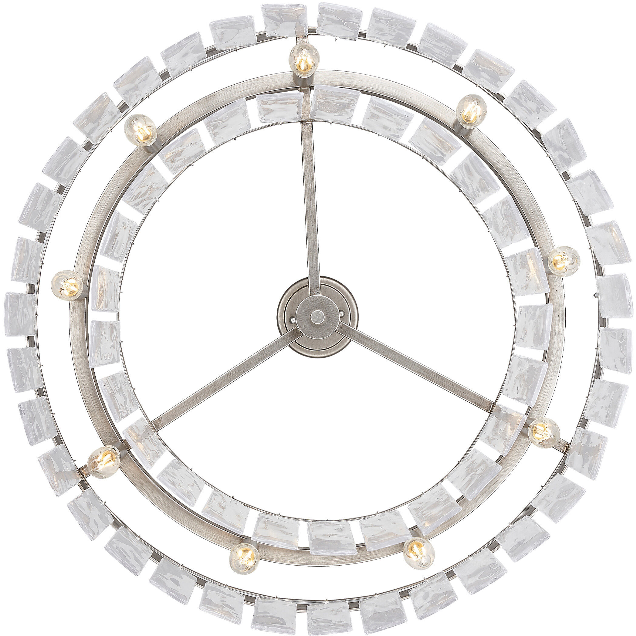 Ciara 9 Light 27 inch Peruvian Silver Chandelier Ceiling Light