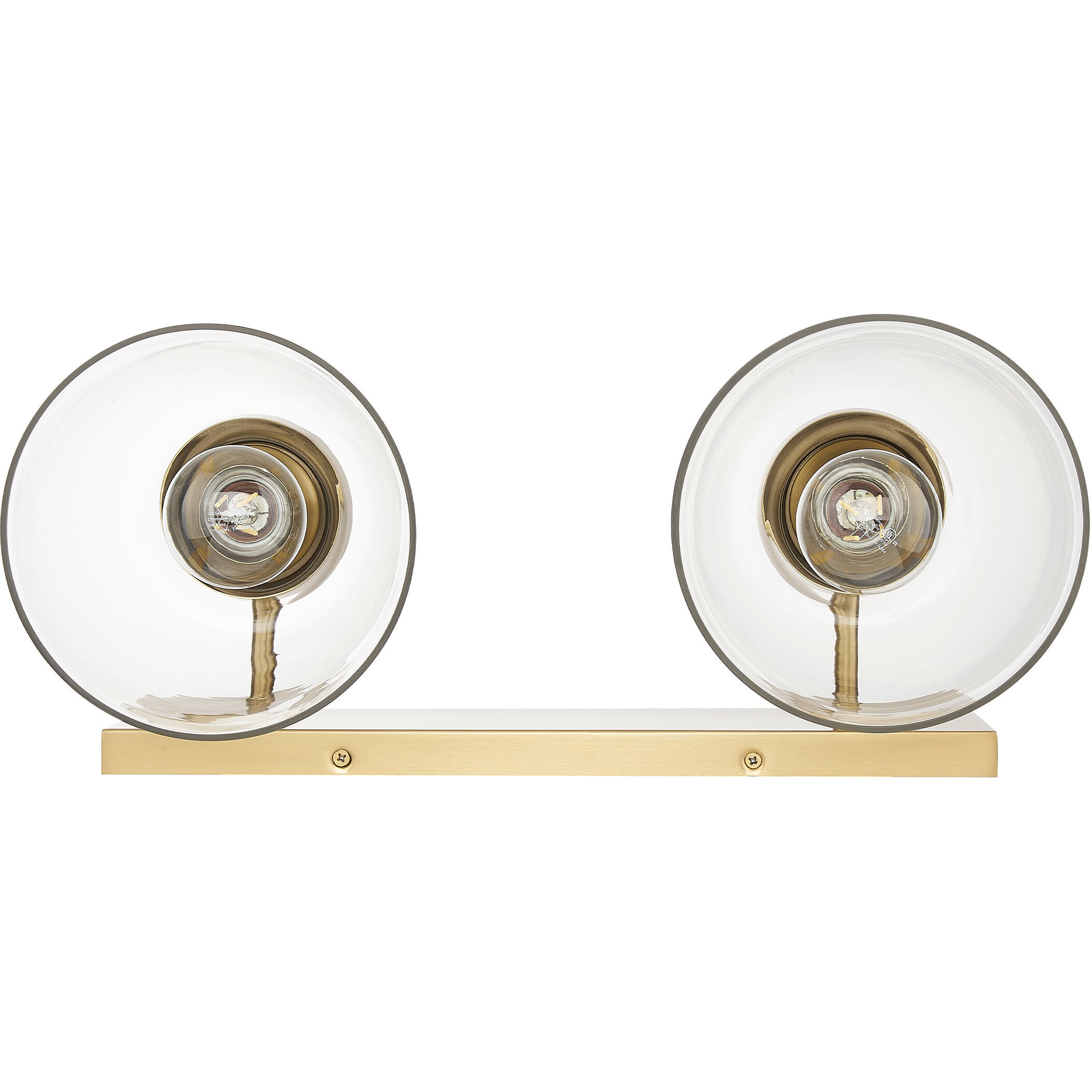 Remy Vanity Wall Light in Brushed Champagne Brass