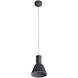 Faroe LED 8 inch Flecked Black/Grey Pendant Ceiling Light