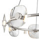 Ziva Celestia 32 inch 4.00 watt Chrome Chandelier Ceiling Light