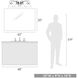 Homestead 4 Light 32 inch Pewter Bath Vanity Wall Light in Clear Glass