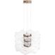 Vetrina LED 23.38 inch Light Gold Pendant Ceiling Light