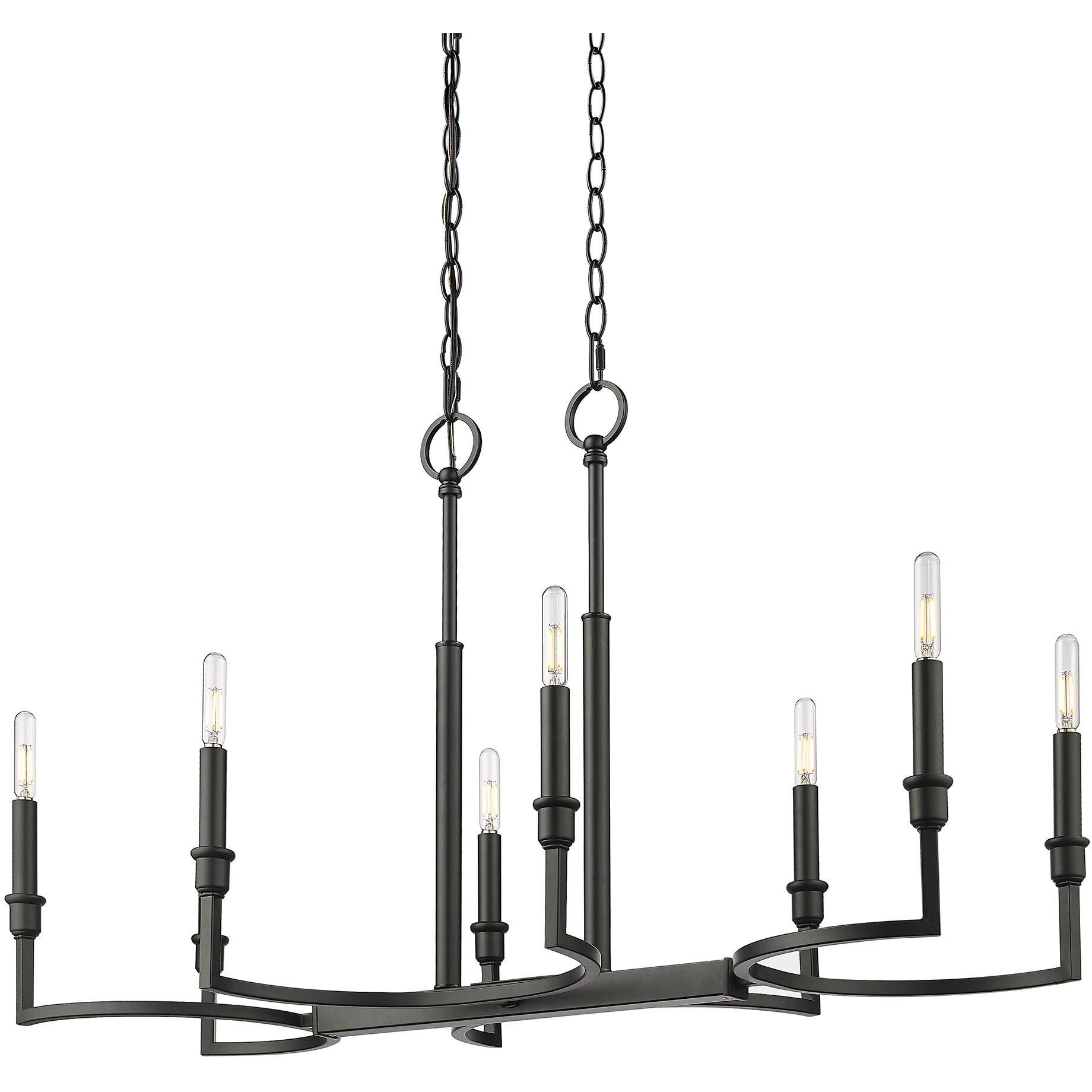 Ellyn Island Light Ceiling Light in Matte Black
