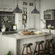 Keating Pendant Ceiling Light in Antique Black Iron
