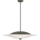 Coral Bloom 1 Light 31 inch Black Slate Pendant Ceiling Light